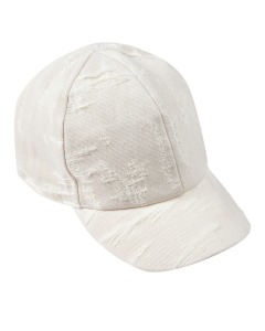 Белая кепка с эффектом потертости Catya