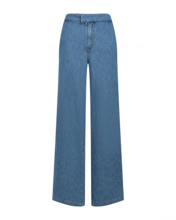 Широкие синие джинсы TWINSET