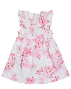 Платье-боди с принтом "розовые цветы" Guess