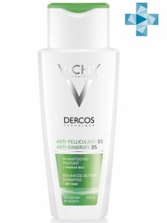 Vichy Интенсивный шампунь-уход против перхоти для сухих волос, 200 мл (Vichy, Dercos)