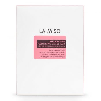 LA MISO Ампульная обновляющая маска с кислотами Regenereting Essence Mask, 28 г (LA MISO, Уход)