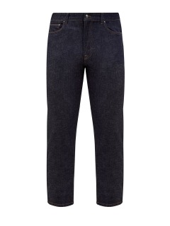 Окрашенные вручную джинсы с волокнами льна и лиоцелла