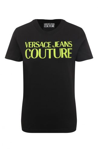 Хлопковая футболка Versace Jeans Couture