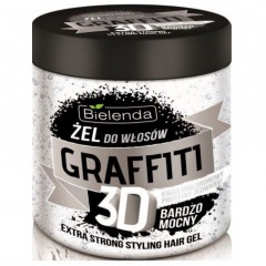 BIELENDA гель для укладки волос ultra strong ГРАФФИТИ 3D